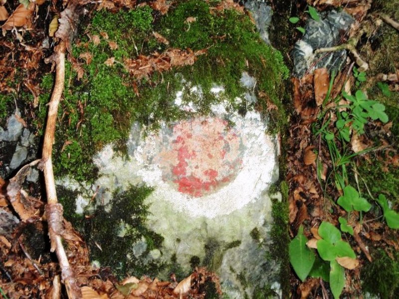 Wegmarkierung Wandern