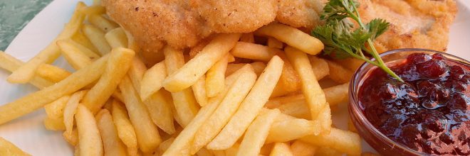 Wiener Schnitzel mit Pommes