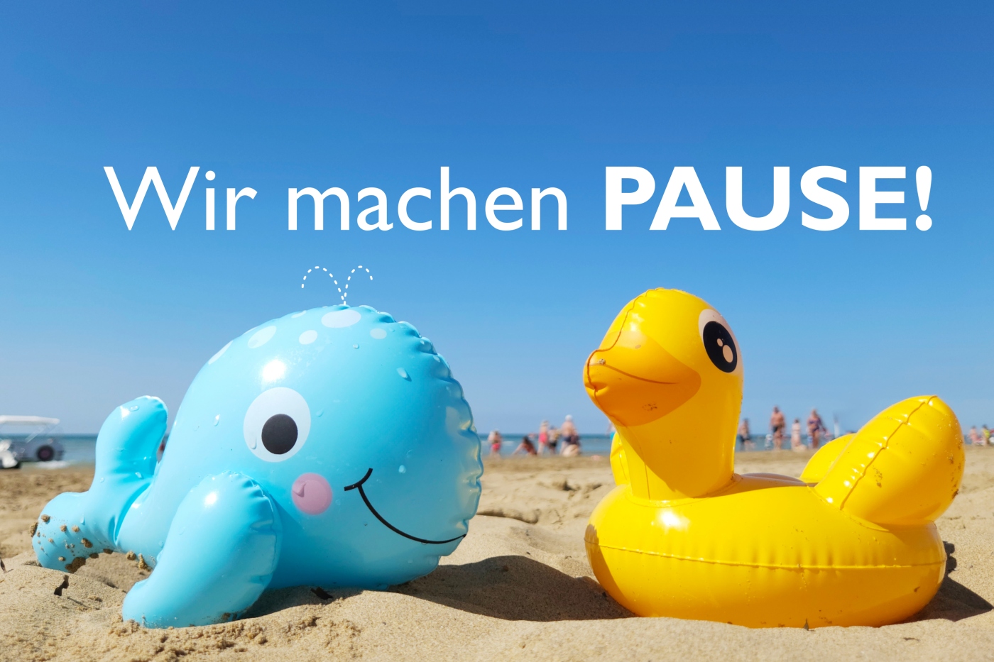 Wir machen Pause