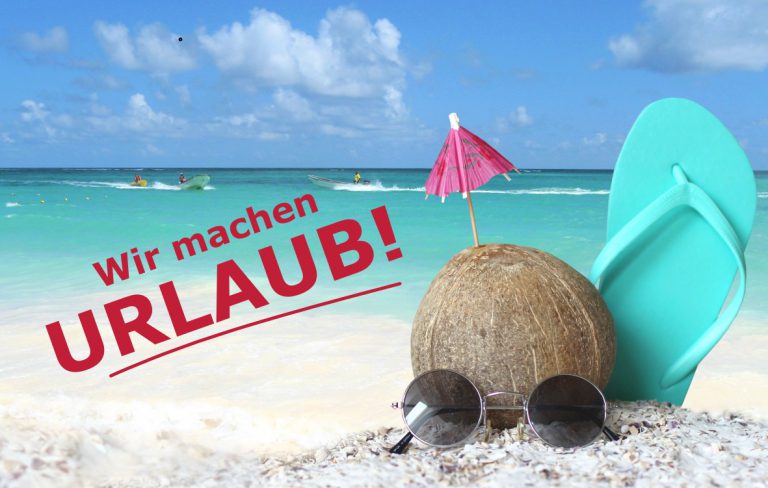 Wir machen Urlaub lizenzfreie Bilder kostenloser Support Piqza.de
