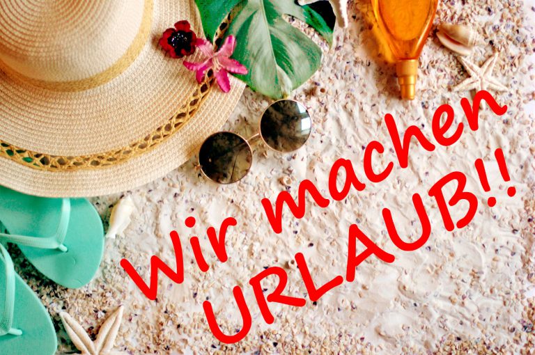 Wir machen Urlaub lizenzfreie Bilder kostenloser Support Piqza.de